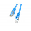 Lanberg PCF6-10CC-0050-B cable de red Cat6 F/UTP, 0,5 m, azul