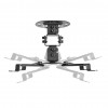 Maclean MC-200 B soporte de techo para proyectores, 54–320 mm, hasta 13,5 kg, negro