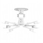 Maclean MC-200 W soporte de techo para proyectores, acero, 54–320 mm, hasta 13,5 kg, blanco