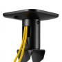Maclean MC-208 B soporte de techo para proyectores, acero, 180–310 mm, hasta 15 kg, negro