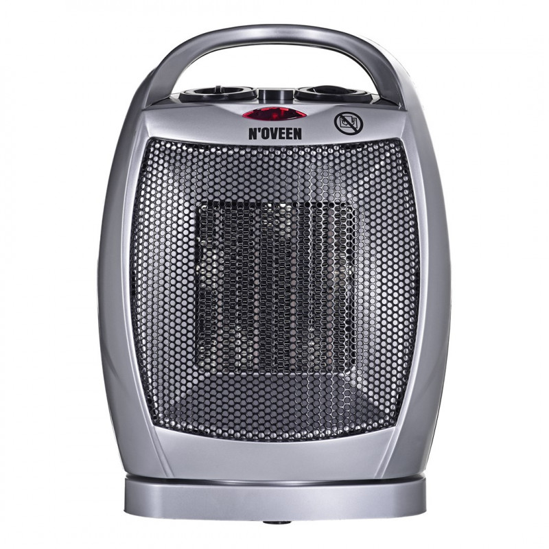 Noveen PTC09 calefactor cerámico con ventilador, 1500 W, gris