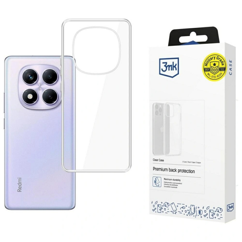 3MK Clear Case Xiaomi Redmi Note 14 Pro 4G funda, transparente