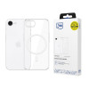3MK Clear MagCase Apple iPhone 17e / 16e funda con MagSafe, transparente