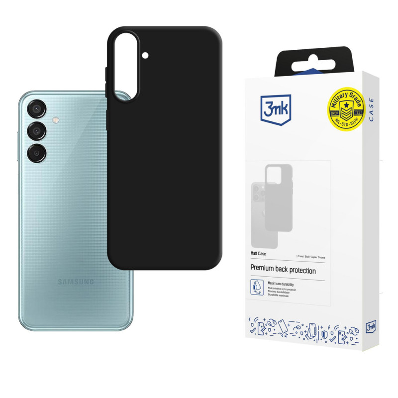 3MK Matt Case funda para Samsung Galaxy M16 5G, negra