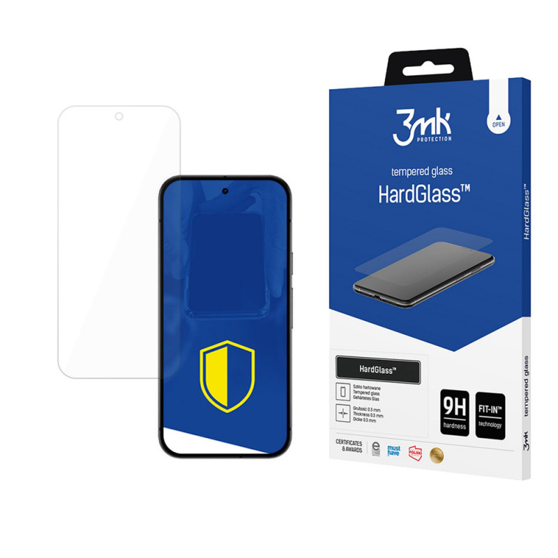 3MK HardGlass cristal templado para Google Pixel 9A