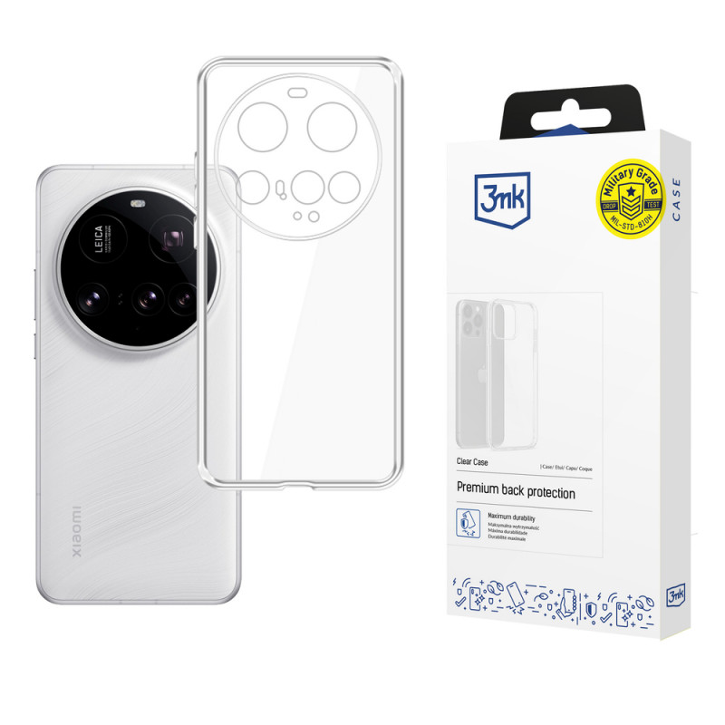 3MK Clear Case funda para Xiaomi 15 Ultra, transparente