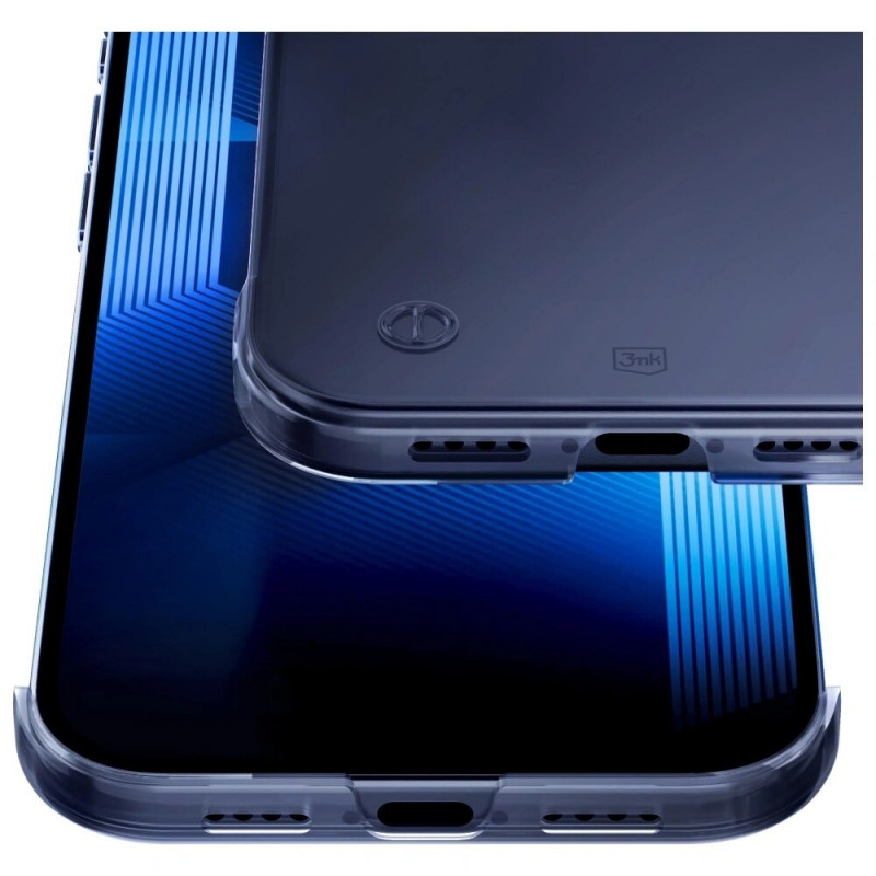 3MK Just20g Clear Case funda para Samsung Galaxy S25 Edge, transparente