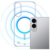 3MK Just20g MagCase funda para Samsung Galaxy S25 Edge, transparente