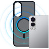 3MK Smoke MagCase funda para Samsung Galaxy S25 Edge, negra