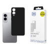3MK funda de silicona para Samsung Galaxy S25 Edge, negra