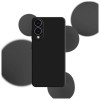 3MK funda de silicona para Samsung Galaxy S25 Edge, negra