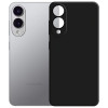 3MK funda de silicona para Samsung Galaxy S25 Edge, negra