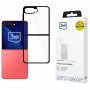 3MK Satin Armor Case+ Flip funda con tapa para Samsung Galaxy Z Flip7, transparente