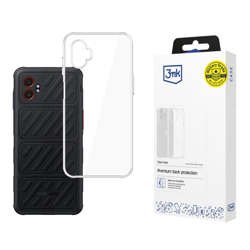 3MK Clear Case funda para Samsung Galaxy XCover 7 Pro, transparente