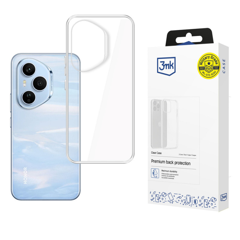 3MK Clear Case funda para Honor 400 Pro, transparente