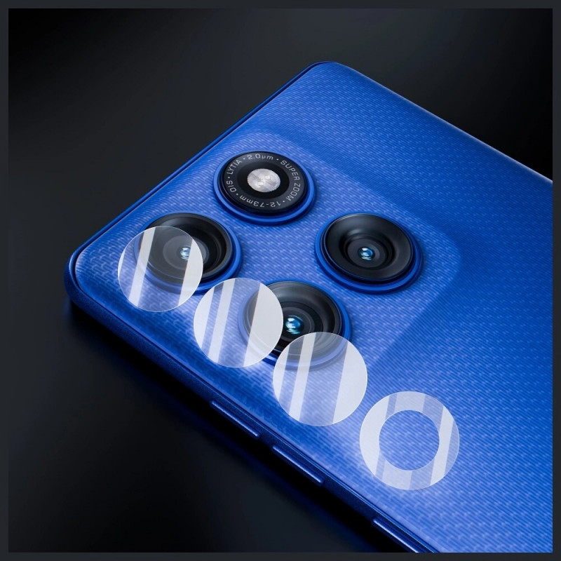 3MK Lens Protection cristal híbrido para la lente de la cámara del Motorola Edge 60 Pro (4 uds.)