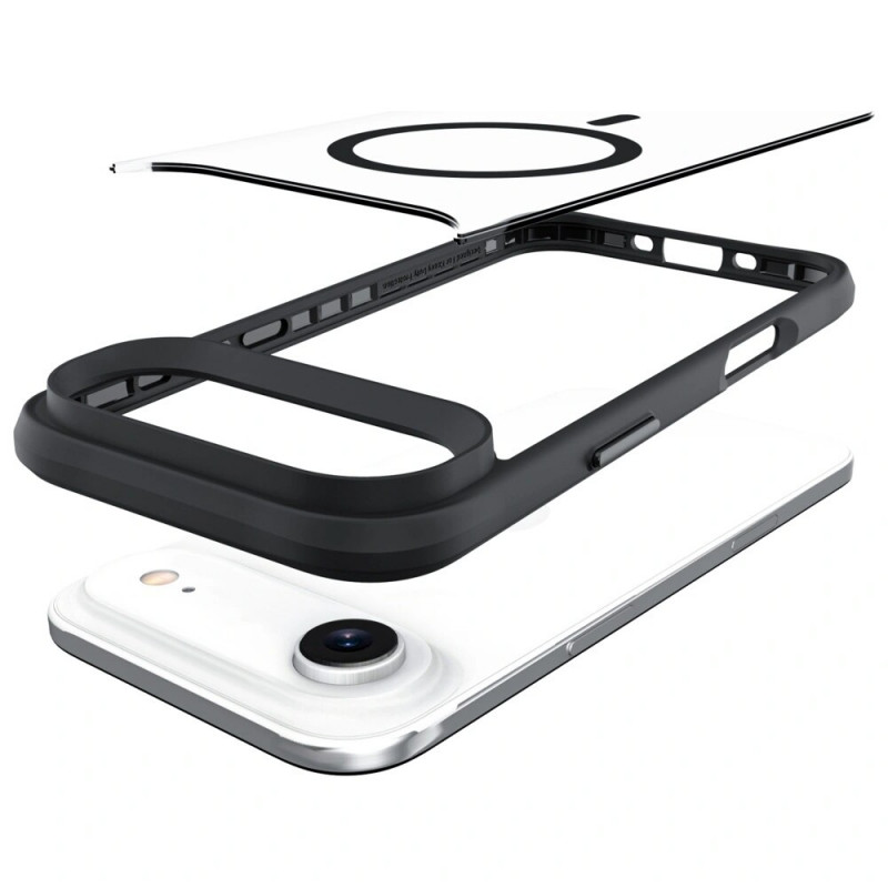3mk Satin Armor MagCase funda para Apple iPhone Air, blanca