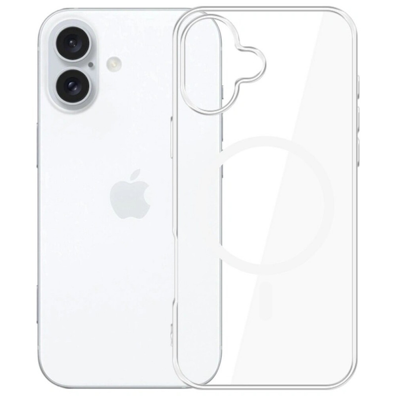 3MK Clear MagCase funda para Apple iPhone 17, transparente
