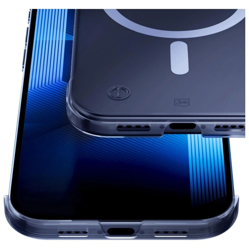3mk Just20g MagCase funda para Apple iPhone 17 Pro Max, transparente, policarbonato