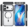 3mk Satin Armor MagCase funda para Apple iPhone 17 Pro Max, transparente negra