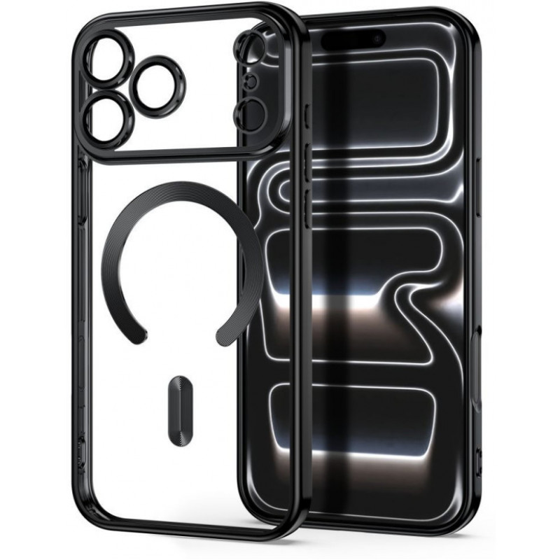 Tech-Protect MagFlex MagSafe funda para Apple iPhone 17 Pro / 18 Pro, negro brillante