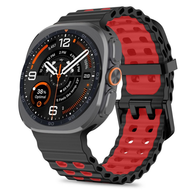 Tech-Protect Iconband Pro correa para Samsung Galaxy Watch Ultra 1 / 2 (2024-2026), 47 mm, negra/roja