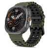 Tech-Protect Iconband Pro correa para Samsung Galaxy Watch Ultra 1 / 2 (2024-2026), 47 mm, verde militar/negra