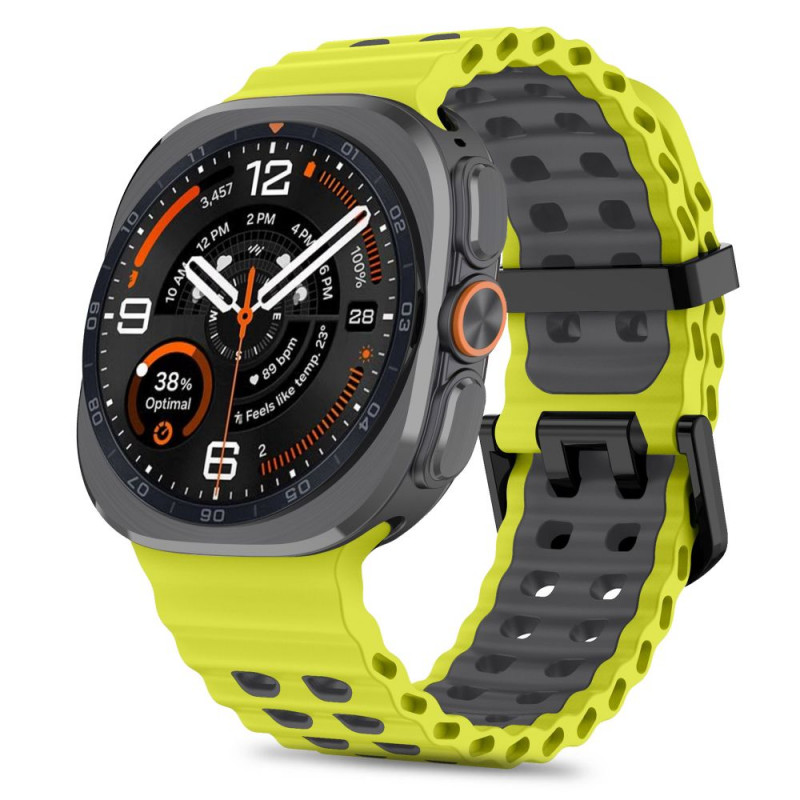 Tech-Protect Iconband Pro correa para Samsung Galaxy Watch Ultra 1 / 2 (2024-2026), 47 mm, lima/negra