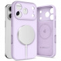 Tech-Protect Silicone MagSafe funda para Apple iPhone 17 Pro, malva, THP4521