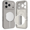 Tech-Protect Silicone MagSafe funda para Apple iPhone 17 Pro, gris piedra