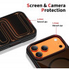 Funda Tech-Protect MagHybrid MagSafe para Apple iPhone 17 Pro, negra/roja