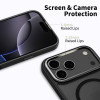 Funda Tech-Protect MagEdge MagSafe para Apple iPhone 17 Pro Max, negro mate/gris metálico oscuro