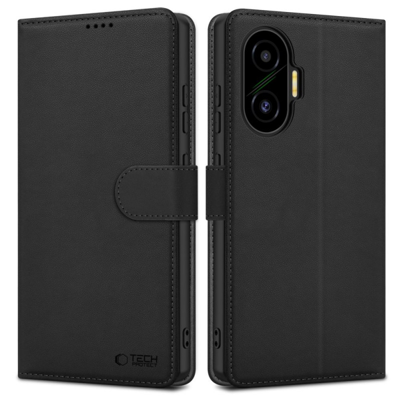 Funda Tech-Protect Wallet para Xiaomi Poco F7 5G, negra