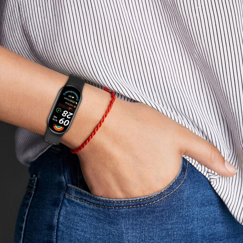 Tech-Protect IconBand Air correa para Xiaomi Smart Band 8 / 9 / 10 / NFC, negra/gris