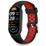 Tech-Protect IconBand Air correa para Xiaomi Smart Band 8 / 9 / 10 / NFC, negra/rojo