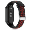 Tech-Protect IconBand Air correa para Xiaomi Smart Band 8 / 9 / 10 / NFC, negra/rojo