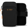 Tech-Protect M7 brazalete deportivo universal (funda), negro/naranja
