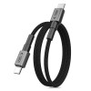 Tech-Protect Ultraboost DNA MagTwist cable USB-C PD 100W / 5A, 100 cm, gris hierro