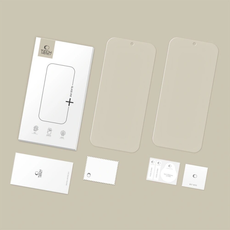 Tech-Protect Glass Fit+ cristal templado para Google Pixel 9 / 9 Pro / 10 / 10 Pro / 11 / 11 Pro, transparente (2 uds.)
