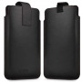 Tech-Protect SM65 funda universal para móvil, 6,0-6,9 pulgadas, piel ecológica, negra y roja