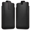 Tech-Protect SM65 funda universal para móvil, 6,0-6,9 pulgadas, piel ecológica, negra y roja
