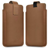 Tech-Protect SM65 funda universal para móvil, 6,0-6,9 pulgadas, piel ecológica, marrón