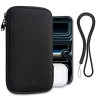 Tech-Protect SM70 funda universal para móvil, 6,0-7,2 pulgadas, neopreno, con correa para el cuello, negra
