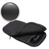 Tech-Protect SM70 funda universal para móvil, 6,0-7,2 pulgadas, neopreno, con correa para el cuello, negra