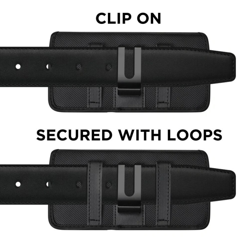 Tech-Protect SM90 funda universal de cinturón para móvil, 5,8-6,8 pulgadas, nailon, negra