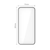 Tech-Protect Glass Fit+ cristal templado para Xiaomi Redmi 15 4G / 5G, negro (2 uds.)