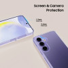 Tech-Protect Flexair Hybrid funda para Samsung Galaxy S25 FE, transparente