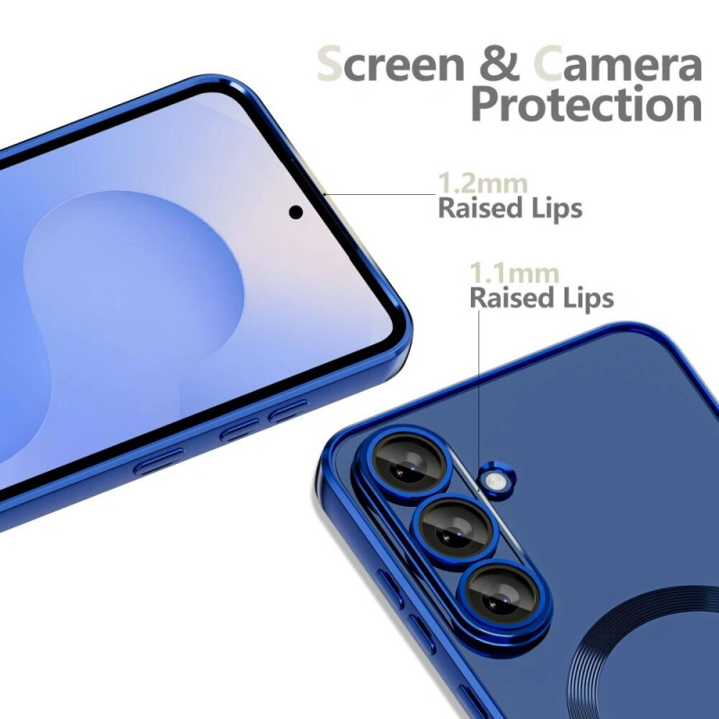 Tech-Protect Magflex MagSafe funda para Samsung Galaxy S25 FE, azul marino