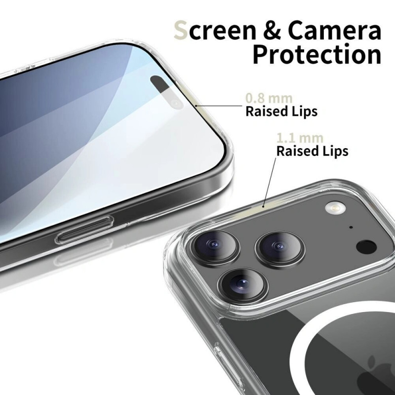 Tech-Protect FlexAir Hybrid MagSafe funda para Google Pixel 10 / 10 Pro, transparente