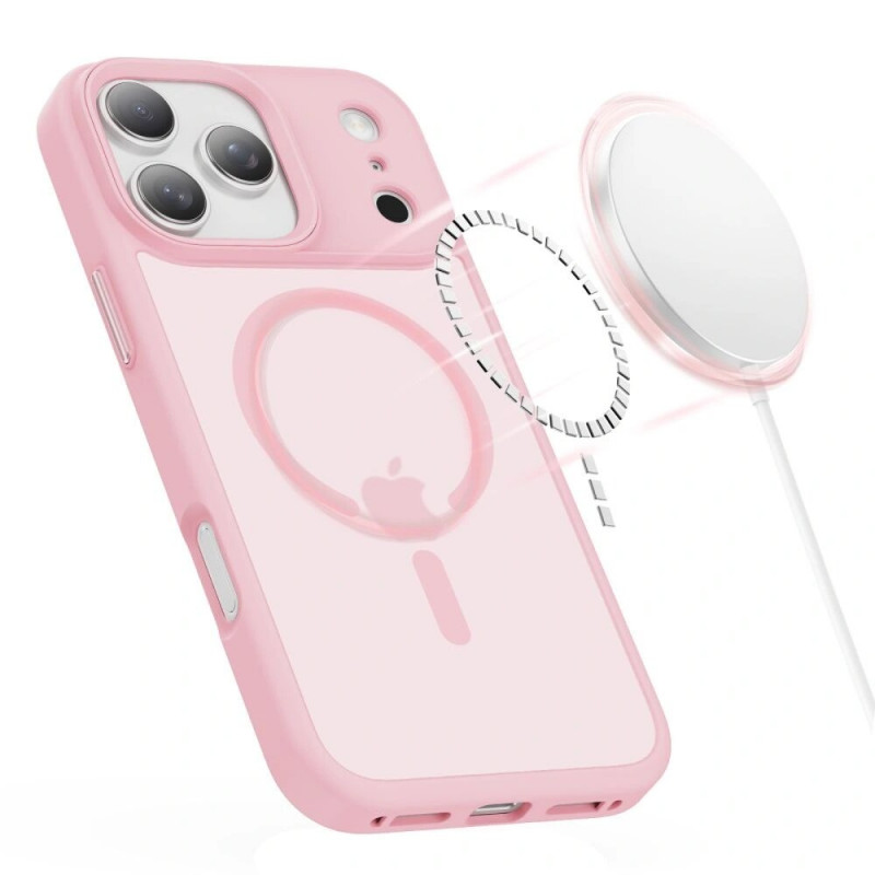 Tech-Protect MagMat MagSafe funda para Apple iPhone 17 Pro, mate rosa